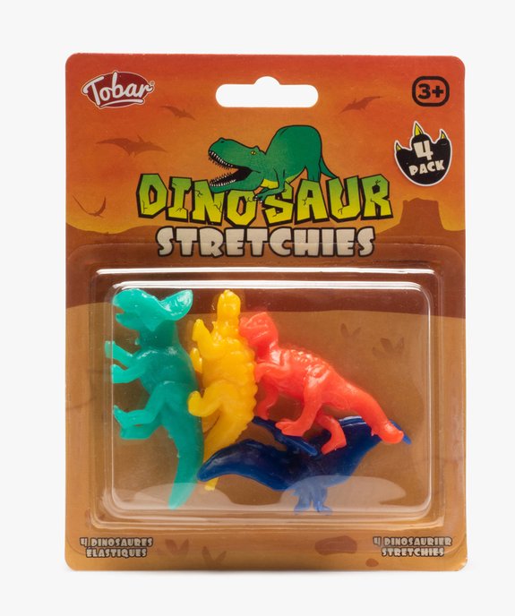 Dinosaures élastiques - jouets enfant (lot de 4) vue1 - AUTRES MARQUES - GEMO