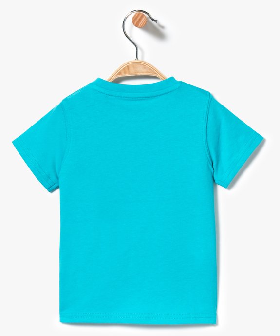 Tee-shirt uni à manches courtes vue2 - GEMO(BEBE DEBT) - GEMO