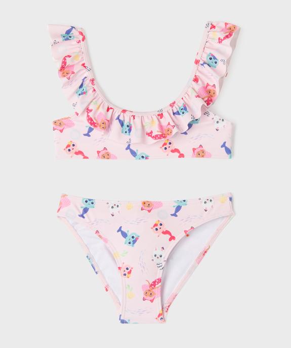 Maillot de bain 2 pièces à motifs sirène fille - Gabby’s Dollhouse vue1 - GABBY - GEMO