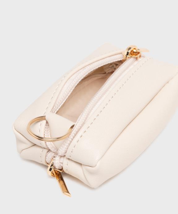 Porte-monnaie à double poche zippé femme vue3 - GEMO (ACCESS) - GEMO