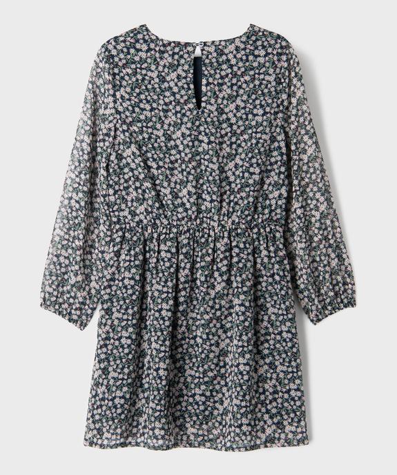 Robe en voile à manches longues fille vue3 - GEMO (ENFANT) - GEMO