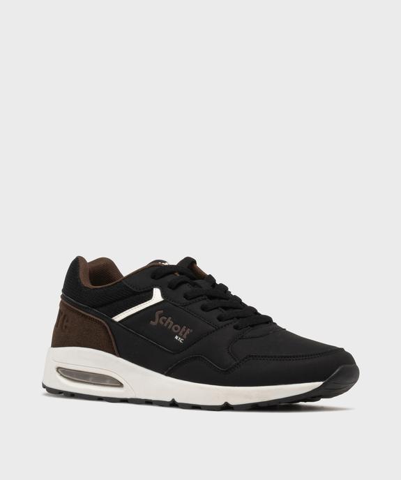 Baskets basses au look rétro tendance homme - Schott vue2 - SCHOTT - GEMO
