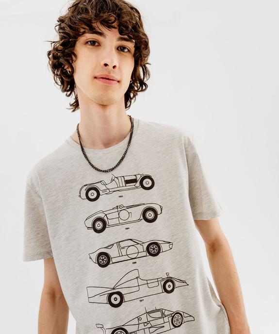 Tee-shirt manches courtes chiné imprimé homme - 24 h du Mans vue5 - 24H DU MANS - GEMO