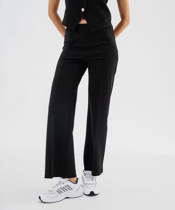  Pantalon de tailleur à taille élastiquée femme vue1 - GEMO(FEMME PAP) - GEMO