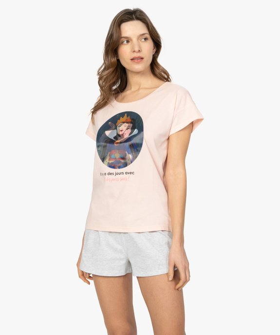 Pyjama femme avec motif Blanche Neige - Disney vue1 - DISNEY PRINCESS - GEMO