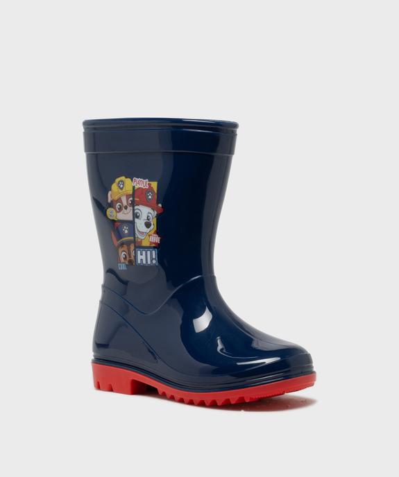 Bottes de pluie à motifs chiens garçon - La Pat Patrouille vue2 - PAT PATROUILLE - GEMO