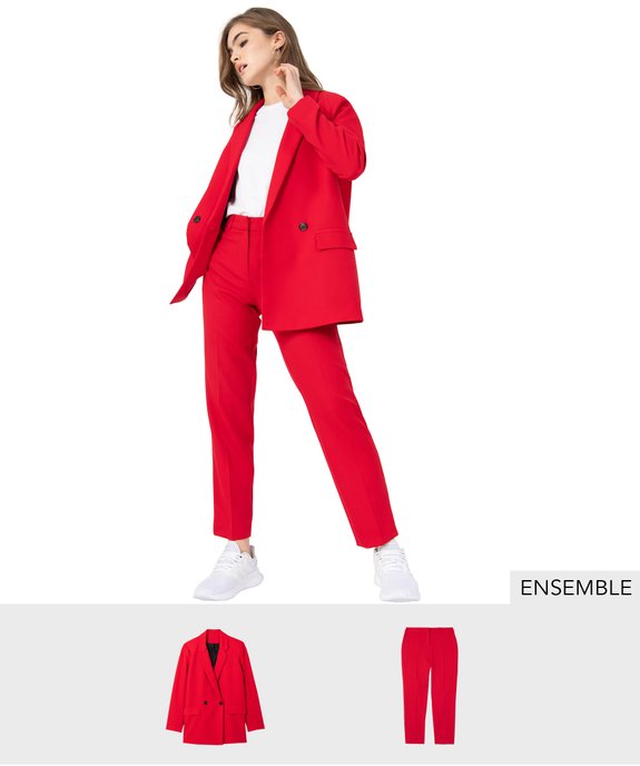 Ensemble de costume femme 2 pièces veste et pantalon - GEMO
