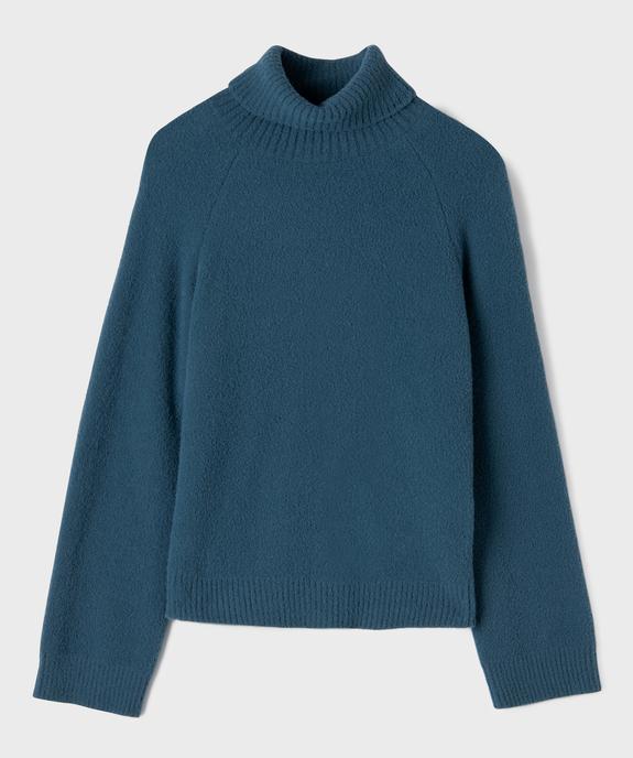 Pull col roulé en maille douillette fille vue1 - GEMO (JUNIOR) - GEMO
