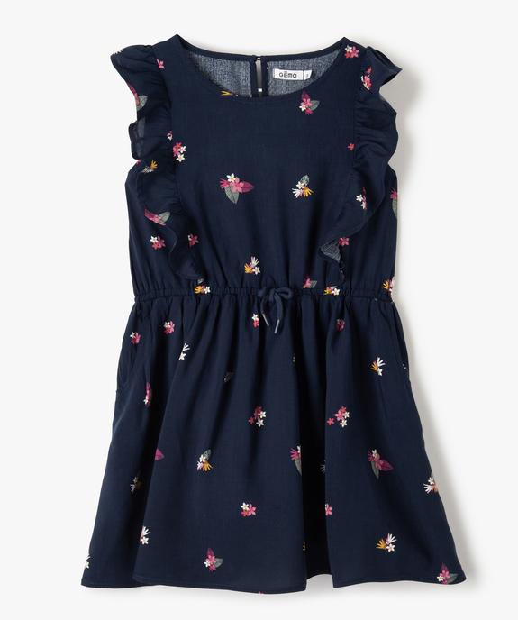 Robe fille imprimée avec volants sur le buste vue1 - GEMO (ENFANT) - GEMO