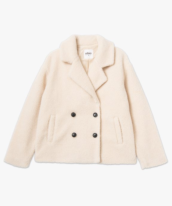 Veste femme en fourrure imitation vue4 - GEMO(FEMME PAP) - GEMO