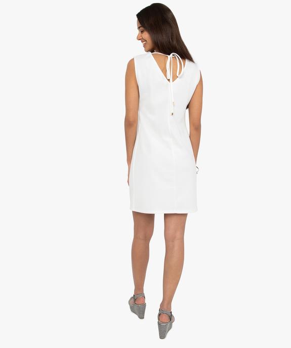 Robe femme avec double décolleté en V vue3 - GEMO(FEMME PAP) - GEMO