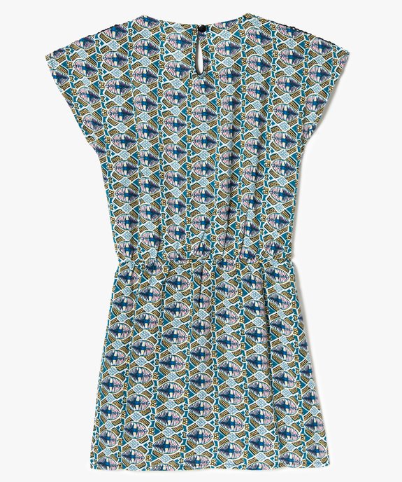 Robe imprimée à épaules macramé vue2 - GEMO (ENFANT) - GEMO