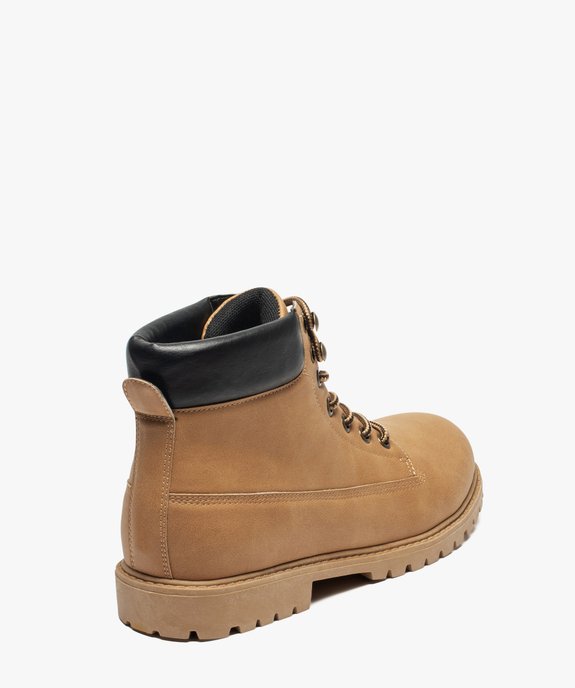 Chaussures montantes Homme à semelle crantée - Les Supaires vue4 - GEMO (CASUAL) - GEMO