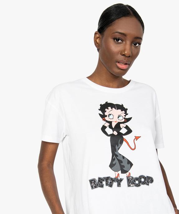 Tee-shirt femme avec motif diablesse – Betty Boop vue1 - BETTY BOOP - GEMO