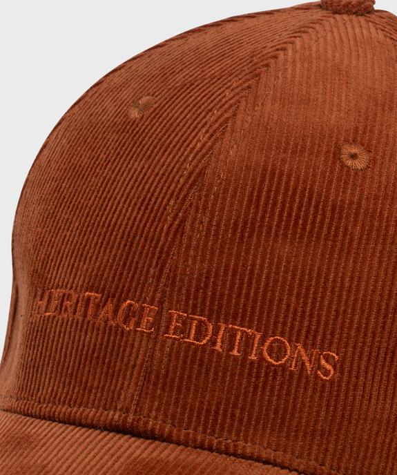 Casquette baseball en velours côtelée femme vue3 - GEMO (ACCESS) - GEMO
