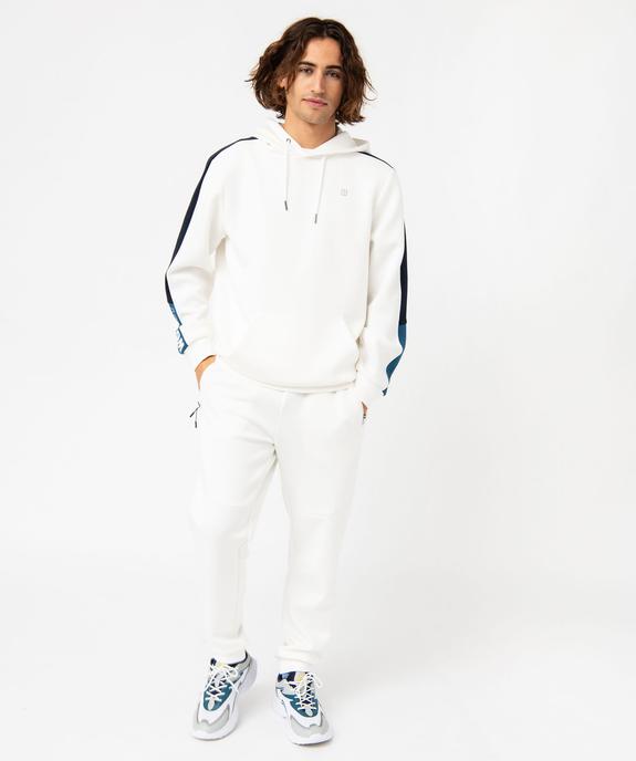 Tee-shirt manches courtes contrastantes homme vue5 - GEMO (HOMME) - GEMO