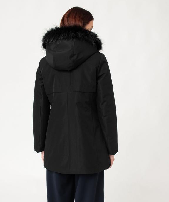 Parka femme avec capuche doublée vue3 - GEMO 4G FEMME - GEMO