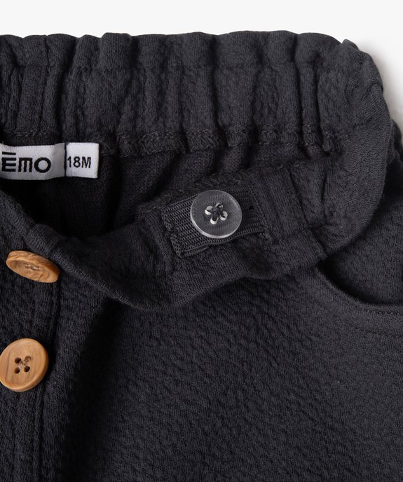 Ensemble bébé fille 2 pièces : short et collants chauds vue2 - GEMO(BEBE DEBT) - GEMO