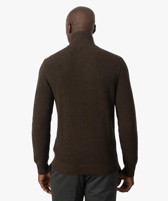 Pull homme à col camionneur vue3 - GEMO (HOMME) - GEMO