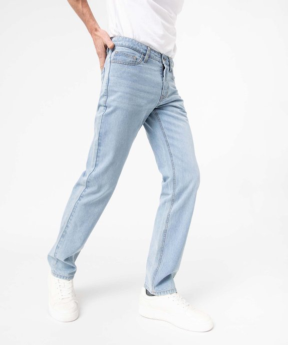 Jean coupe Regular légèrement délavé homme vue5 - GEMO 4G HOMME - GEMO