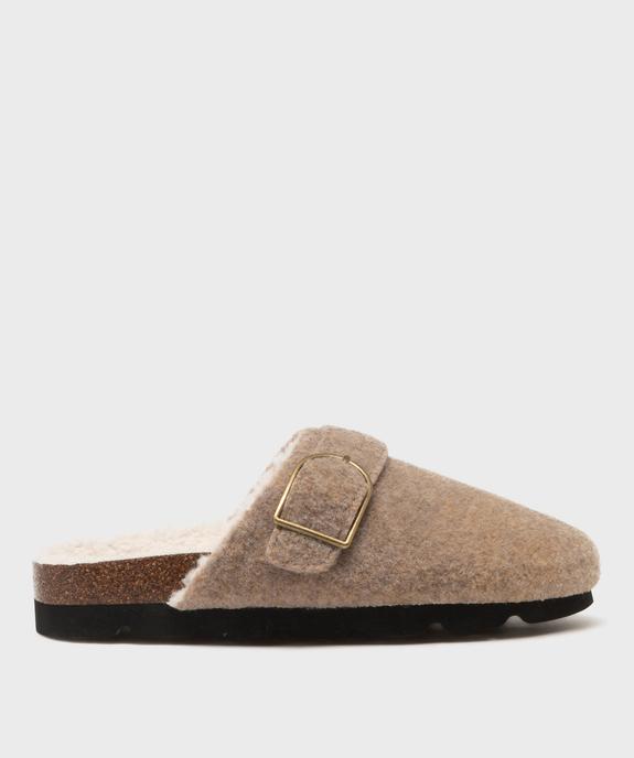 Chaussons sabots doublés sherpa femme - Roadsign vue1 - ROADSIGN D - GEMO