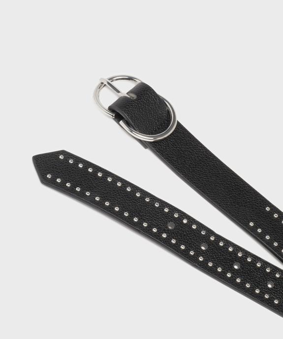 Ceinture à clous avec boucle en métal fantaisie femme vue2 - GEMO (ACCESS) - GEMO