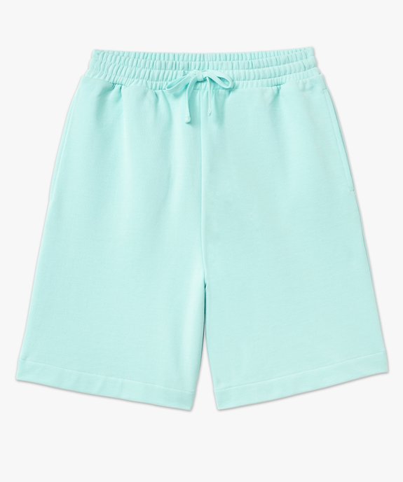 Bermuda large en maille à taille élastiquée homme vue4 - GEMO (HOMME) - GEMO