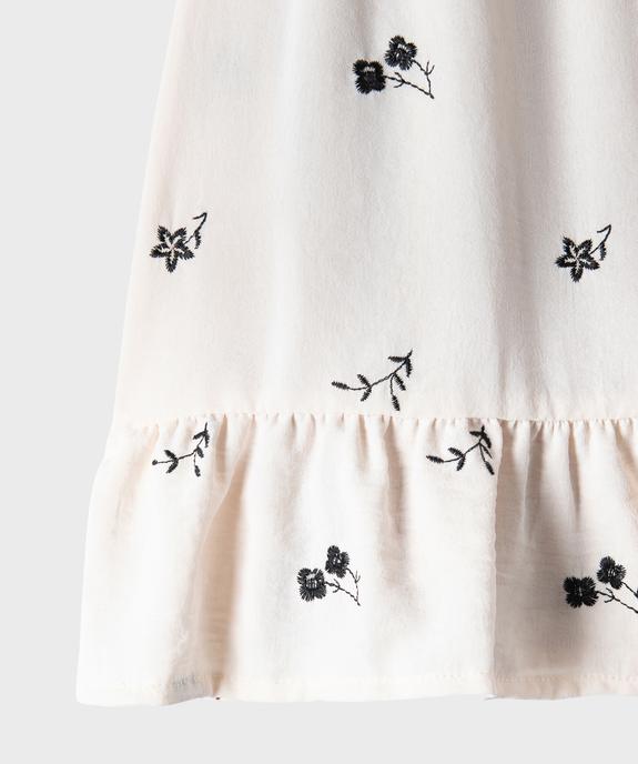 Robe à bretelles à motifs brodés fille vue3 - GEMO (ENFANT) - GEMO