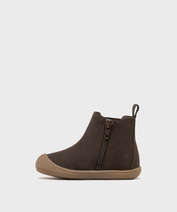 Boots Chelsea zippées bébé garçon - LuluCastagnette vue3 - LULUCASTAGNETTE - GEMO