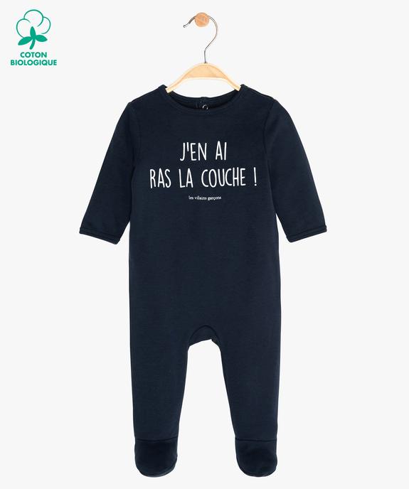 Pyjama bébé garçon à message humoristique - GEMO x Les Vilaines filles vue1 - VILAINES FILLES - GEMO