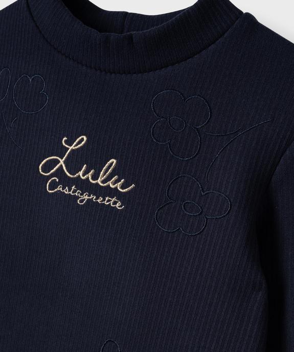 Tee-shirt manches longues doublure chaude fille - LuluCastagnette vue2 - LULUCASTAGNETTE - GEMO