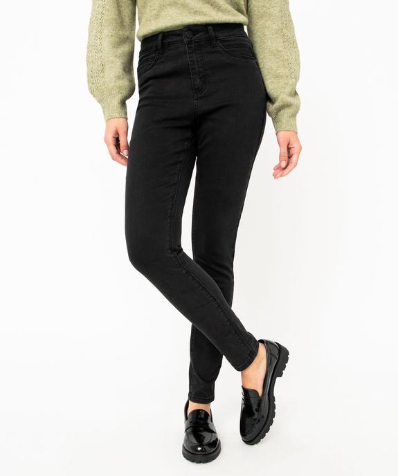 Jean Skinny taille haute forme push-up femme vue5 - GEMO 4G FEMME - GEMO