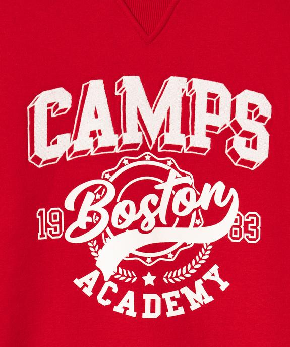 Sweat à col rond imprimé garçon - Camps United vue2 - CAMPS - GEMO