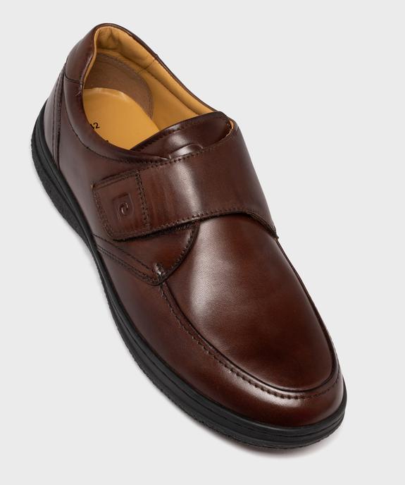 Derbies à scratch en cuir homme - Pierre Cardin vue5 - PIERRE CARDIN CONFORT - GEMO