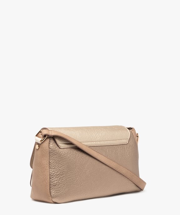 Sac besace tricolore avec rabat scintillant femme vue2 - GEMO (ACCESS) - GEMO