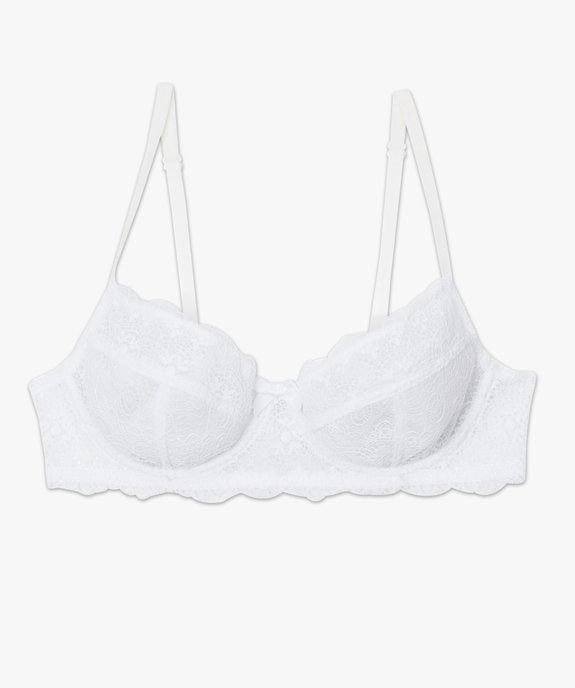 Soutien-gorge à armatures en dentelle vue4 - GEMO(HOMWR FEM) - GEMO