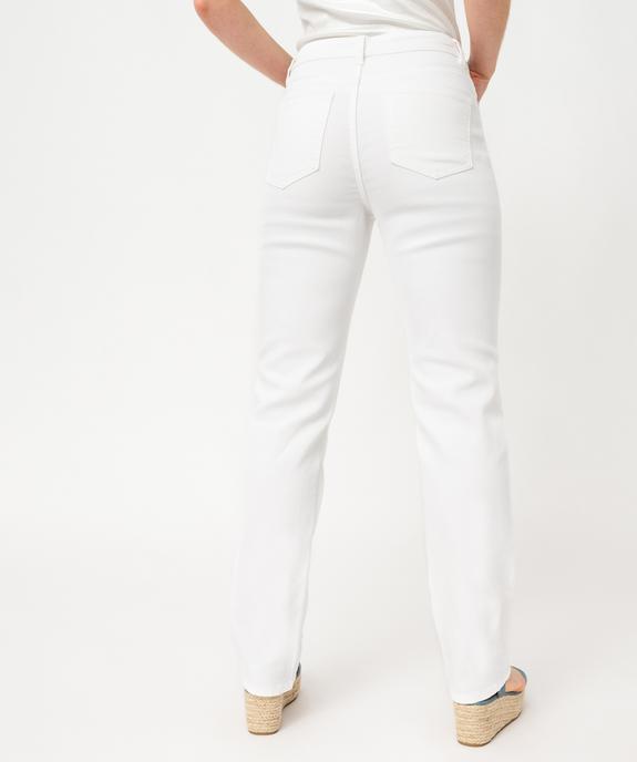 Jean Regular taille haute femme vue3 - GEMO(FEMME PAP) - GEMO