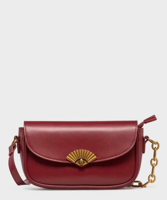 Sac à rabat avec bandoulière porté épaule femme vue1 - GEMO (ACCESS) - GEMO