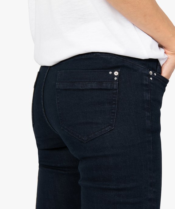 Jean femme coupe slim contenant du polyester recyclé vue2 - GEMO 4G FEMME - GEMO