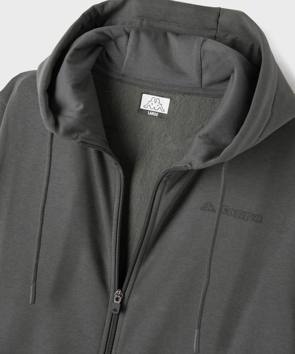 Sweat zippé à capuche en molleton douillet garçon - Kappa vue2 - KAPPA - GEMO