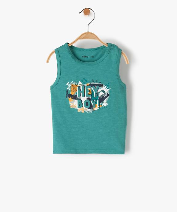 Débardeur bébé garçon imprimé vue1 - GEMO(BEBE DEBT) - GEMO