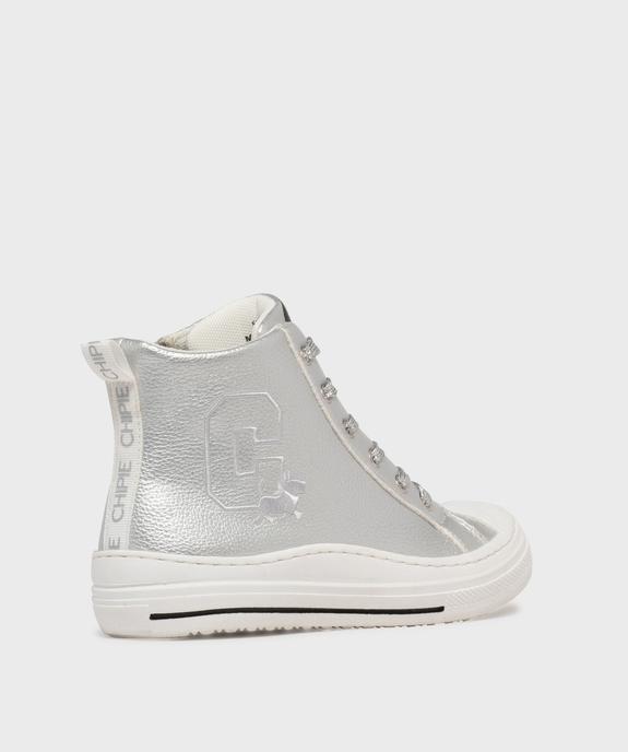 Baskets montantes en matière métallisée fille - Chipie vue4 - CHIPIE - GEMO
