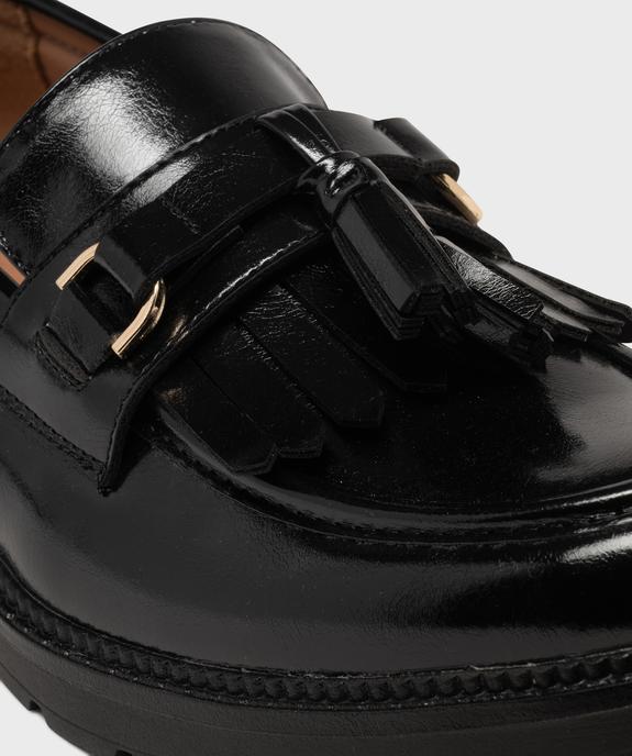 Mocassins à épaisse semelle crantée et bout amande femme - Follow Me vue6 - FOLLOW ME - GEMO