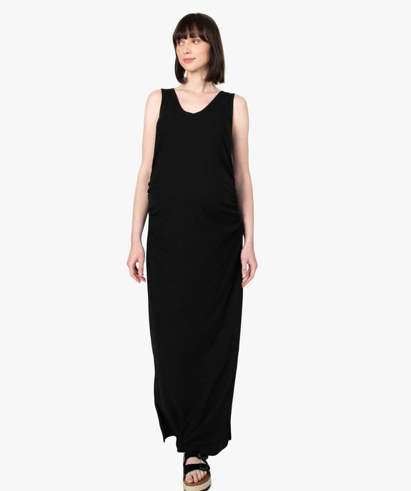 Robe de grossesse sans manches longueur chevilles vue1 - GEMO (MATER) - GEMO