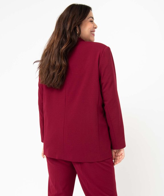 Veste de costume femme grande taille vue3 - GEMO (G TAILLE) - GEMO