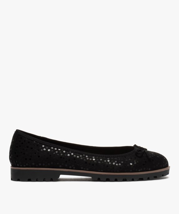 Ballerines femme à semelle crantée et tige fantaisie vue1 - GEMO(URBAIN) - GEMO