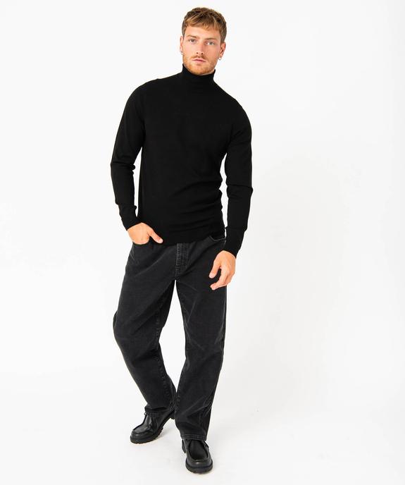 Pull homme à col V 100% laine mérinos vue5 - GEMO (HOMME) - GEMO