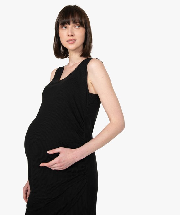 Robe de grossesse sans manches longueur chevilles vue2 - GEMO (MATER) - GEMO