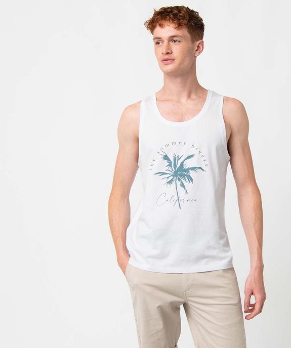 Débardeur homme avec motif palmier vue1 - GEMO (HOMME) - GEMO