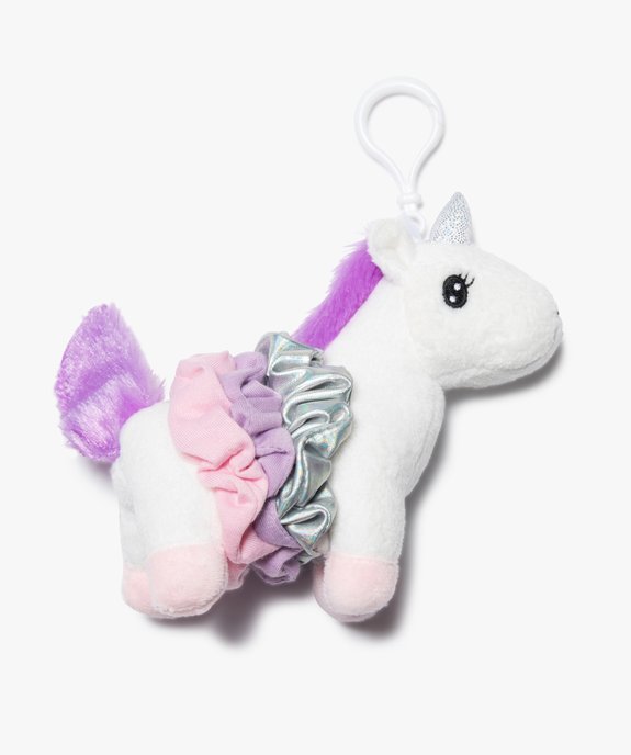 Porte-clés enfant peluche en forme de licorne vue1 - GEMO (ACCESS) - GEMO